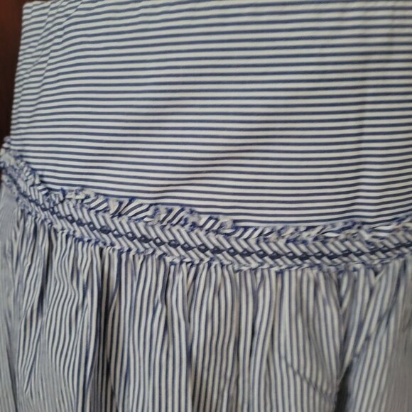 American Eagle Outfitters Blue & White Striped Womens Skirt sz 6 - Picture 5 of 5